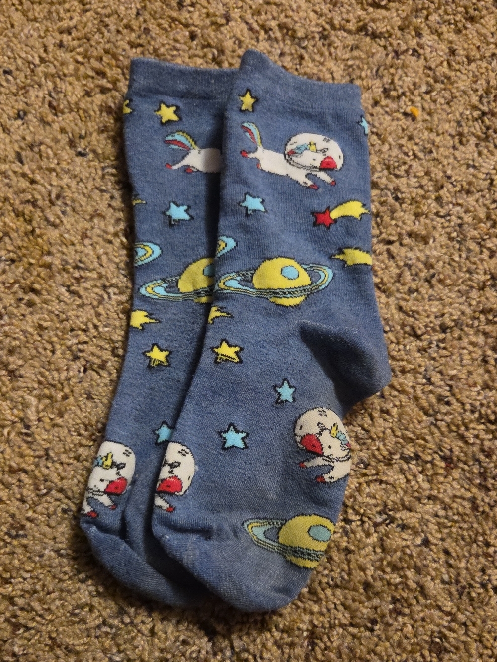 Space Unicorn Socks